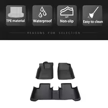 For Toyota Yaris 2020-2024 2023 2022 2021 All-Weather TPE Floor Mat Carpet Waterproof Auto Interior Protector Accessories