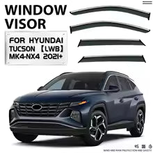 For Hyundai Tucson NX4 LWB MK4 2022 2023 2024 2025 Car Window Rain Deflector Shield Awning Guard Visor Cover Accessories