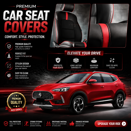 MG HS PHEV Type R Black Black Seat Covers 2025 - 2026