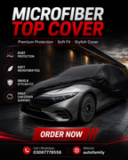 Microfiber Top Cover | Water Proof | Dust Proof | Primum Quality | SMALL,MEDIUM,LARGE,XL,XXL