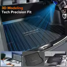 For Hyundai Tucson 2015-2020 19 18 All Weather TPE Car Trunk Mat Custom -Black Cargo Liner Protective Pad Interior Accessories