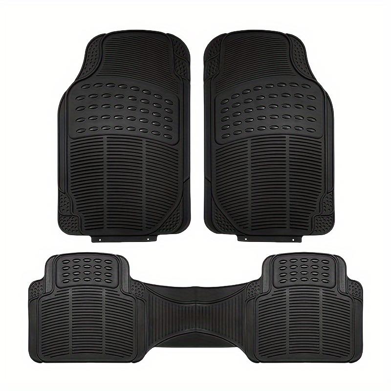 3 Pc Black  Rubber Mats