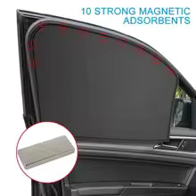 Magnetic Car Sunshade UV Protection Curtains, Double Sides Auto Window Sun Shield Cover, DIY Sun Blocker Protector for Car
