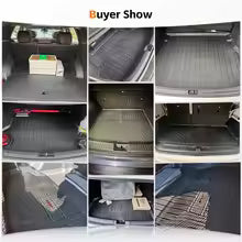 For Hyundai Tucson 2015-2020 19 18 All Weather TPE Car Trunk Mat Custom -Black Cargo Liner Protective Pad Interior Accessories