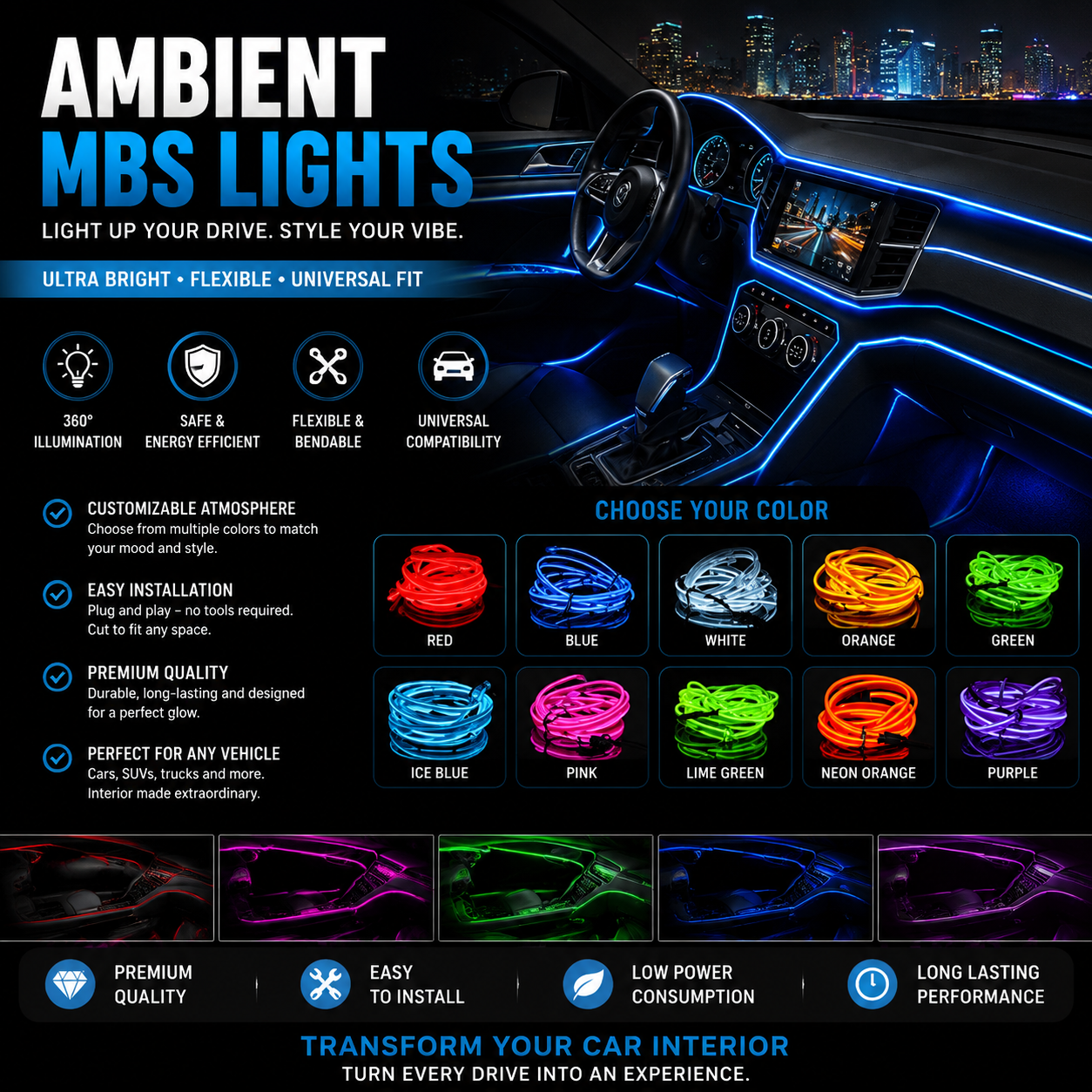 1 pc Mbs Lights | Premium Quality