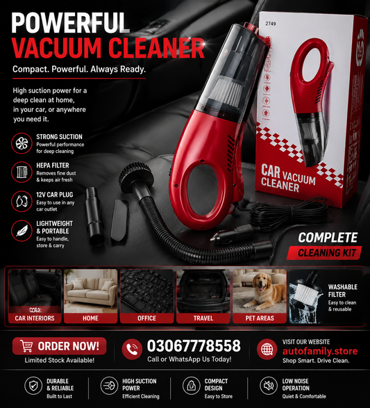 Vacuum Cleaner | Premium Quality