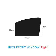 Magnetic Car Sunshade UV Protection Curtains, Double Sides Auto Window Sun Shield Cover, DIY Sun Blocker Protector for Car