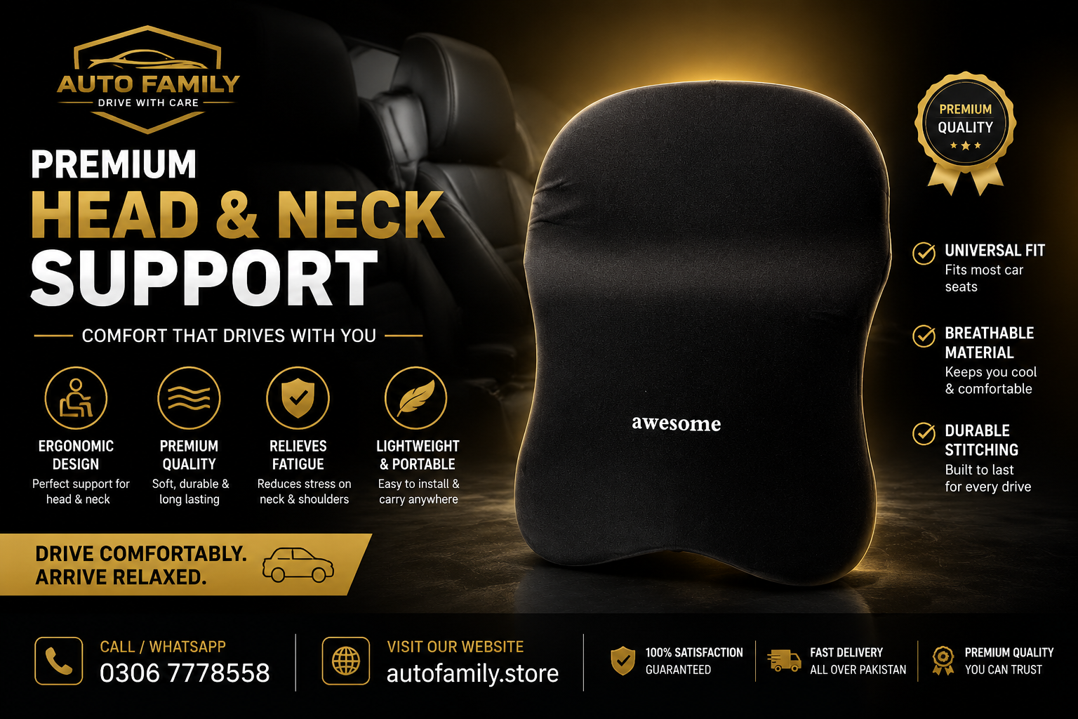 Back Form Seat | Premium Quality