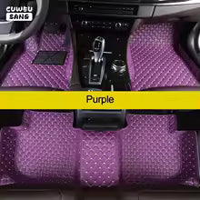 CUWEUSANG Custom Car Floor Mats For Suzuki Alto K10 Celerio 2008-2022 Auto Carpets Foot Coche Accessorie