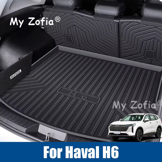 For Haval H6 4th Gen 2025 2026 TPE Car Rear Trunk Mat Storage Box Pad Waterproof Protective Rear Boot Storage Pad Accessories