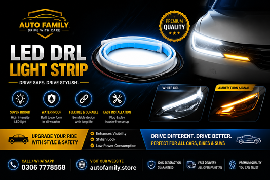 Car Led DRL Turn Signal Light 60cm - 2PCs
