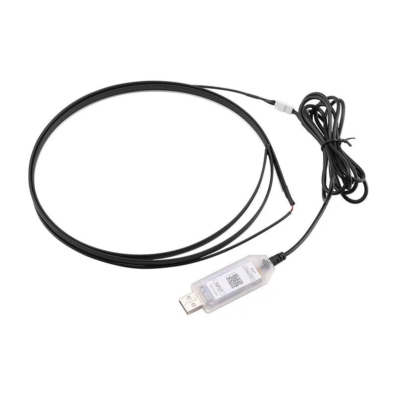 RGB Car Ambient Lights with App Control | USB LED Interior Dashboard Acrylic Strip Lights