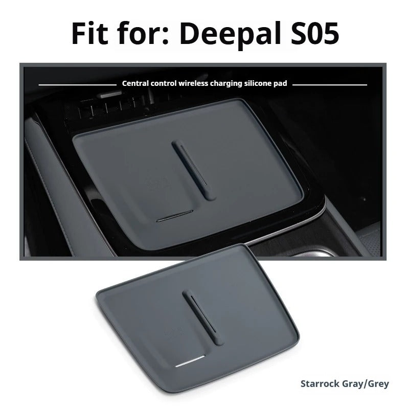 DEEPAL S05 Wireless Charging Pad Silicone Mat | Anti-Slip Center Console Protector