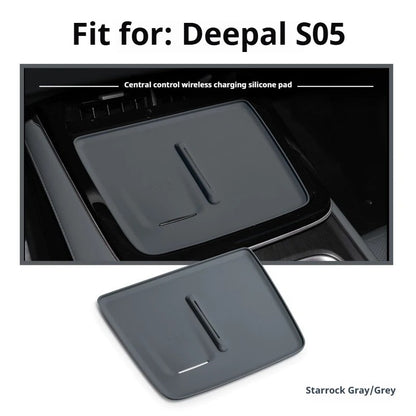 DEEPAL S05 Wireless Charging Pad Silicone Mat | Anti-Slip Center Console Protector