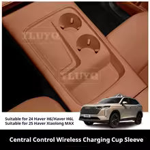 For Haval H6 central control wireless charging pad silicone anti-slip mat protective cover car interior accessories