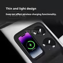 For Haval H6 central control wireless charging pad silicone anti-slip mat protective cover car interior accessories