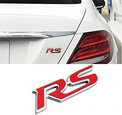 3D RS Car Badge Metal Logo | Primum Quality