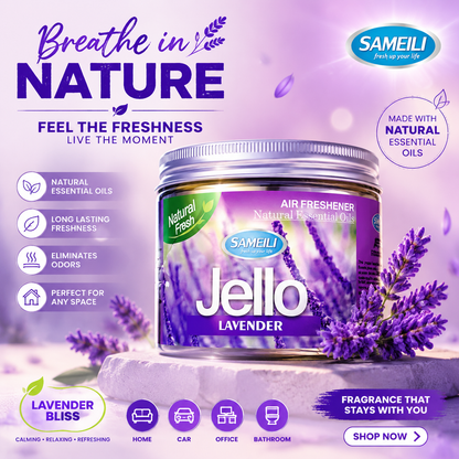 Solid Car Air Freshener Balm | Long Lasting Car Air Freshener & Deodorizer for Home, Office & Bathroom