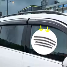 Deflectors for Honda Civic Hatchback Hatch 10th FC FK 2016~2021 Accessories Car Side Window Visors Rain Eyebrow Guards Sun Visor